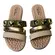 Rasteira Modare Napa Floather Verde/Creme/Dourado Feminino