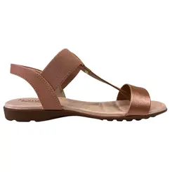 Sandália Modare Napa Floather Nude/Ouro Rosado Feminino