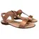 Sandália Modare Napa Floather Nude/Ouro Rosado Feminino