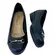 Sapato Modare Napa Floather Nature/Pele Strech Preto Feminino