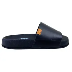 Chinelo Slide Moleca Pele Strech Negro Feminino