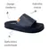 Chinelo Slide Moleca Pele Strech Negro Feminino