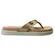 7204.100.28994.96340 SANDALIA FEM. DE USO COMUM C/ SOLA SINT. CABEDAL SINT. DOURADO/CAMEL 1165 tam:
