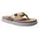 7204.100.28994.96340 SANDALIA FEM. DE USO COMUM C/ SOLA SINT. CABEDAL SINT. DOURADO/CAMEL 1165 tam: