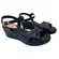 7216.102.21736.15745 SANDALIA FEM. DE USO COMUM C/ SOLA SINT. CABEDAL SINT. PRETO 01 tam: 37