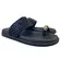 Chinelo Papete Beira Rio Napa Turim Preto/Preto Feminino