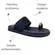 Chinelo Papete Beira Rio Napa Turim Preto/Preto Feminino