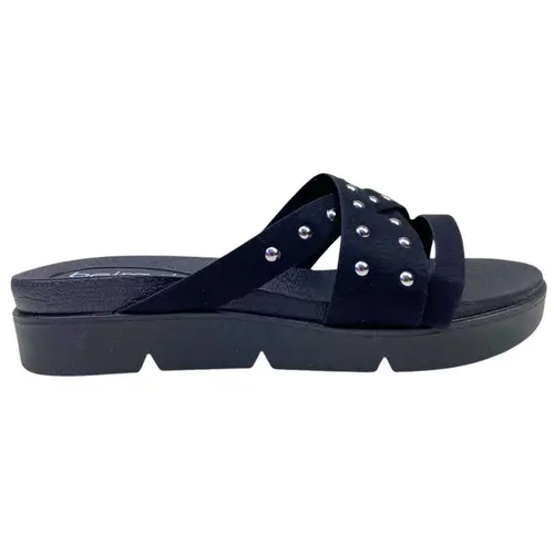Tamanco Beira Rio Camurça Flex Preto Feminino