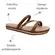 Chinelo Papete Beira Rio Napa Turim Camel/Dourado Feminino