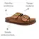 Chinelo Papete Beira Rio Napa Turim/Strech Camel Feminino