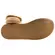 Chinelo Papete Beira Rio Napa Turim Prata/Branco Off Feminino