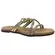 Rasteira Beira Rio Napa Gliter Triangulo Dourado Feminino