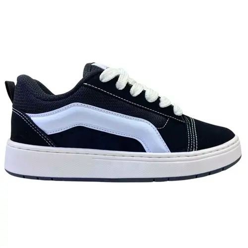 Tênis Veloce Street Adulto Preto/Branco Masculino