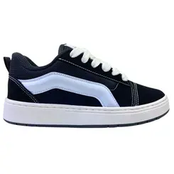 Tênis Veloce Street Adulto Preto/Branco Masculino
