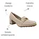 Sapato Modare Napa Floather Nature Creme Feminino