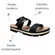 Chinelo Modare Napa Floather Nature/Metalizado Preto Feminino