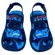 Sandália Hot Wheels Shark Action Infantil Azul/Laranja Menino