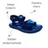 Sandália Hot Wheels Shark Action Infantil Azul/Laranja Menino