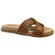 Chinelo Papete Beira Rio Napa Turim Camel Feminino