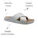 Chinelo Papete Beira Rio Napa Turim Branco Off Feminino