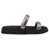 Chinelo Papete Moleca Tira Metalizado Grafite/Preto Feminino