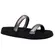 Chinelo Papete Moleca Tira Metalizado Grafite/Preto Feminino