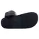 Chinelo Papete Moleca Tira Metalizado Grafite/Preto Feminino