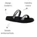 Chinelo Papete Moleca Tira Metalizado Grafite/Preto Feminino