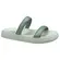 Chinelo Papete Moleca Napa Ravenna Branco Off/Prata Feminino