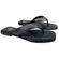 Chinelo Rasteira Moleca Napa Pele Strech Preto-Grafite Feminino