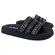 Chinelo Slide Moleca Camurça Flex Preto/Grafite-Preto Feminino
