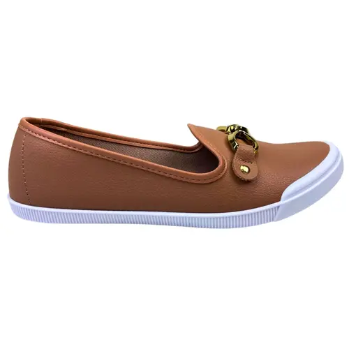 Sapatilha Moleca Napa Floather Classic Neo Nude Feminina