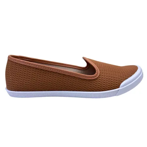 Sapatilha Moleca Napa Tresse Santorini Neo Nude Feminina