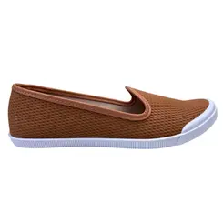 Sapatilha Moleca Napa Tresse Santorini Neo Nude Feminina