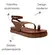 Sandália Via Marte Napa Casual Ganache Feminina