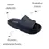 Chinelo Slide Molekinha EVA Preto Infantil Menina