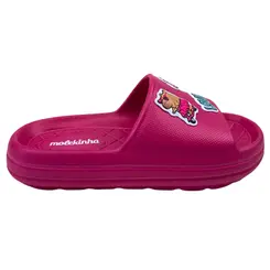 Chinelo Slide Molekinha EVA Pink Infantil Menina