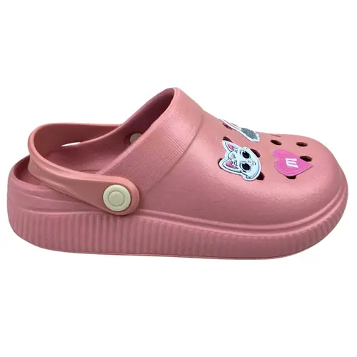 Clog Molekinha Injetada EVA Rosa Menina