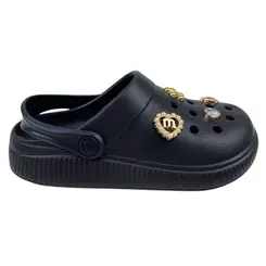 Clog Molekinha Gaspea Injetada Eva/Tira PVC Creme Menina