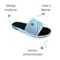 Chinelo Molekinho Slide Branco/Preto Menino