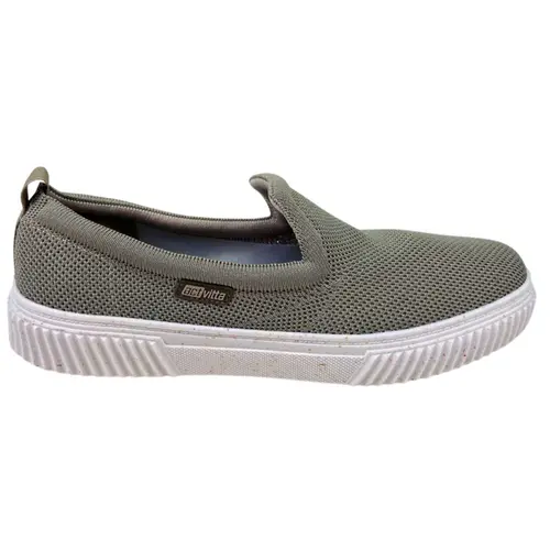 Sapato Casual Actvitta Gaspea Knit Taupe Masculino