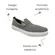 Sapato Casual Actvitta Gaspea Knit Taupe Masculino
