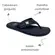 Chinelo BRsport Gorgurão Preto/Grafite/Preto Masculino