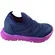 Tênis Via Vip Jogging Calce Fácil Marinho/Pink Menina