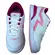 Tênis Via Vip Street Juvenil Com Silk Branco/Pink Menina