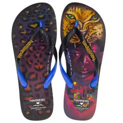 Chinelo Havaianas Gerando Falcões FC Preto