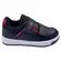 Tênis Via Vip Street Com Velcro Preto/Vermelho Menino