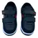 Tênis Via Vip Street Com Velcro Preto/Vermelho Menino