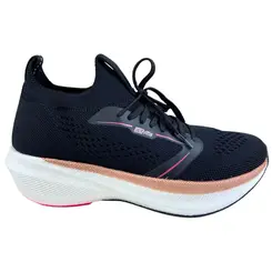 Tênis Actvitta Gaspea Knit Energy Preto/Pink Feminino