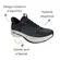 Tênis Actvitta Gaspea Preto/Chumbo/Branco Feminino